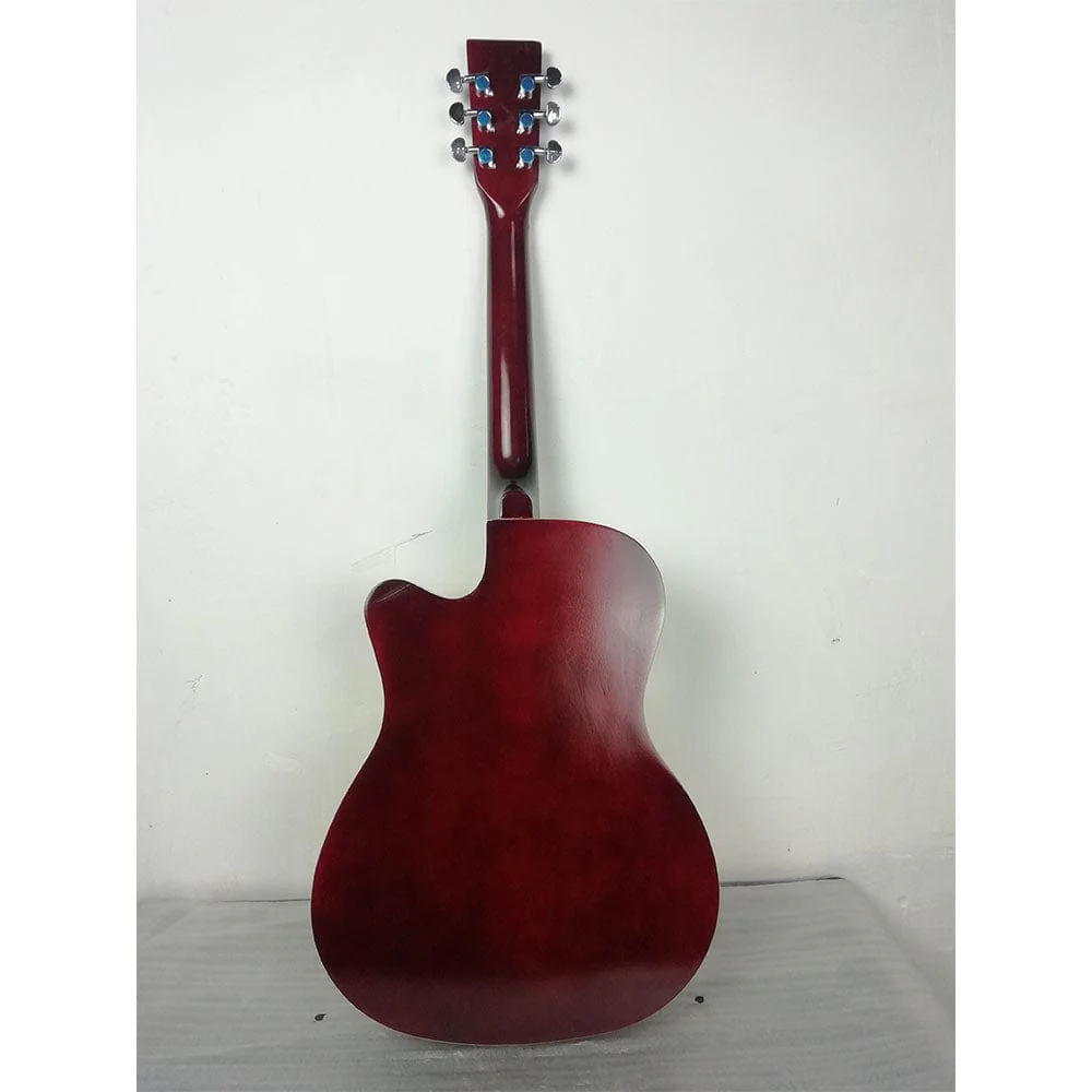 Henrix PRO 38 Inch 6 String Cutaway Acoustic Guitar - Open Box B Stock - Image 15