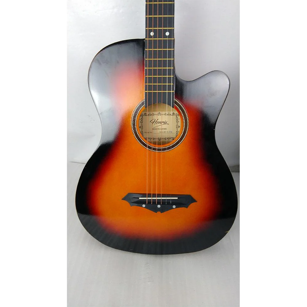 Henrix 38C Cutaway Acoustic Guitar - Open Box B Stock - Image 27