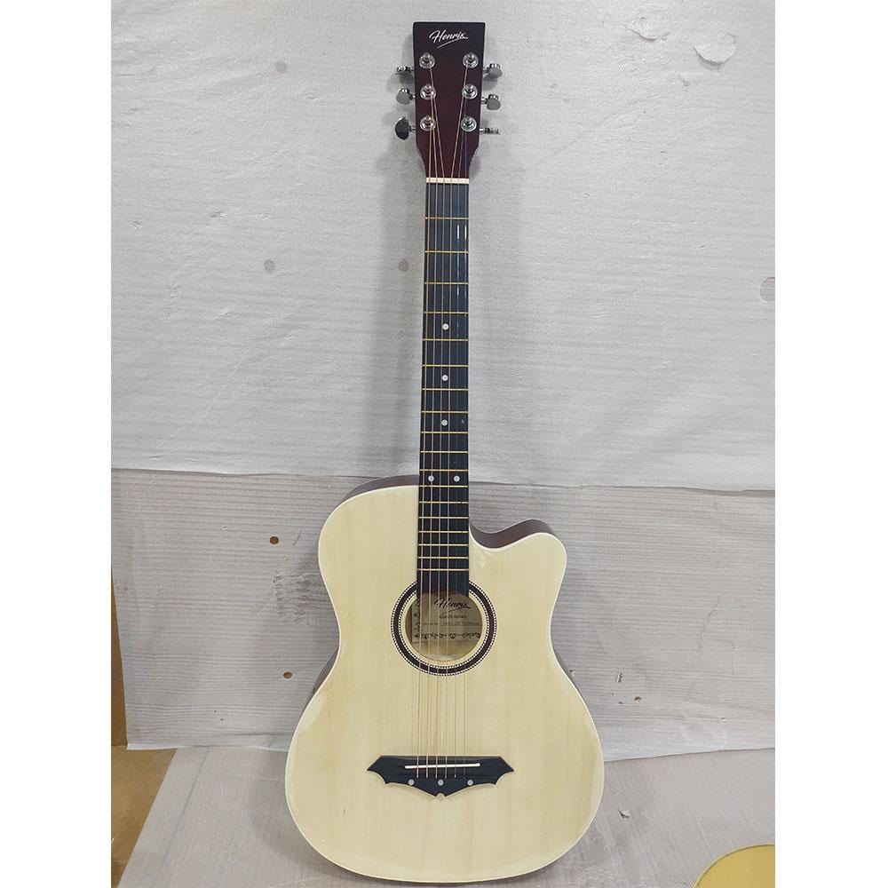 Henrix PRO 38 Inch 6 String Cutaway Acoustic Guitar - Open Box B Stock - Image 8