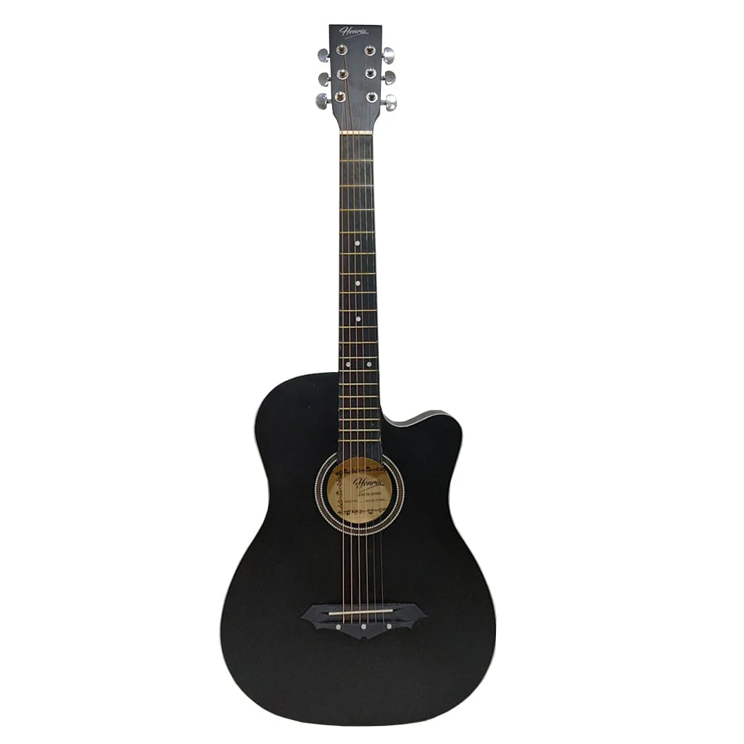 Henrix PRO 38C 38 Inch 6 String Cutaway Acoustic Guitar - Image 94