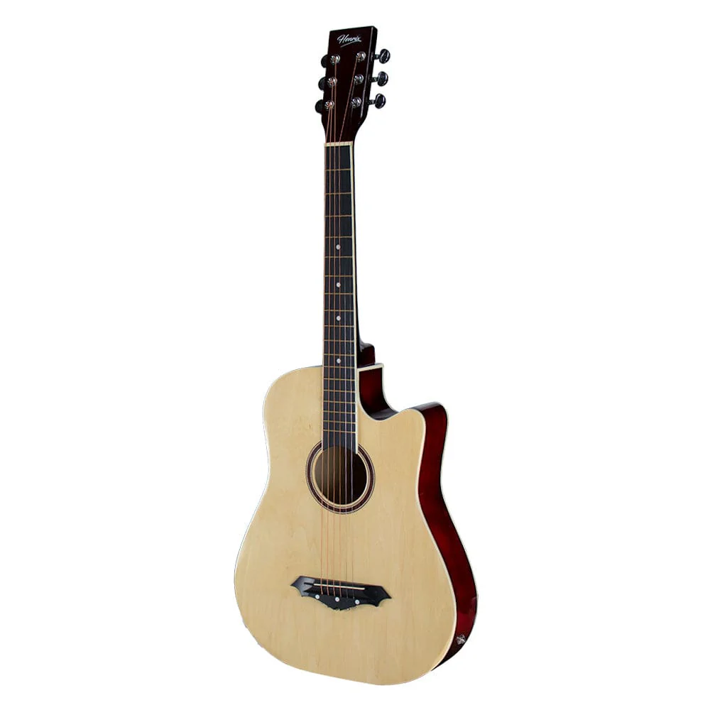 Henrix PRO 38C 38 Inch 6 String Cutaway Acoustic Guitar - Image 87