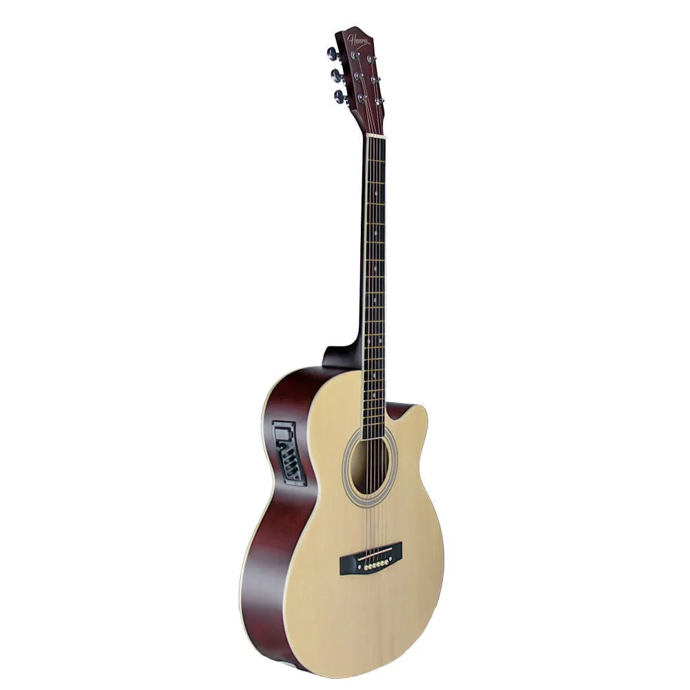 Henrix PRO 40CE 40" 6 String Cutaway Electro-Acoustic Guitar Kit - Open Box - Image 3