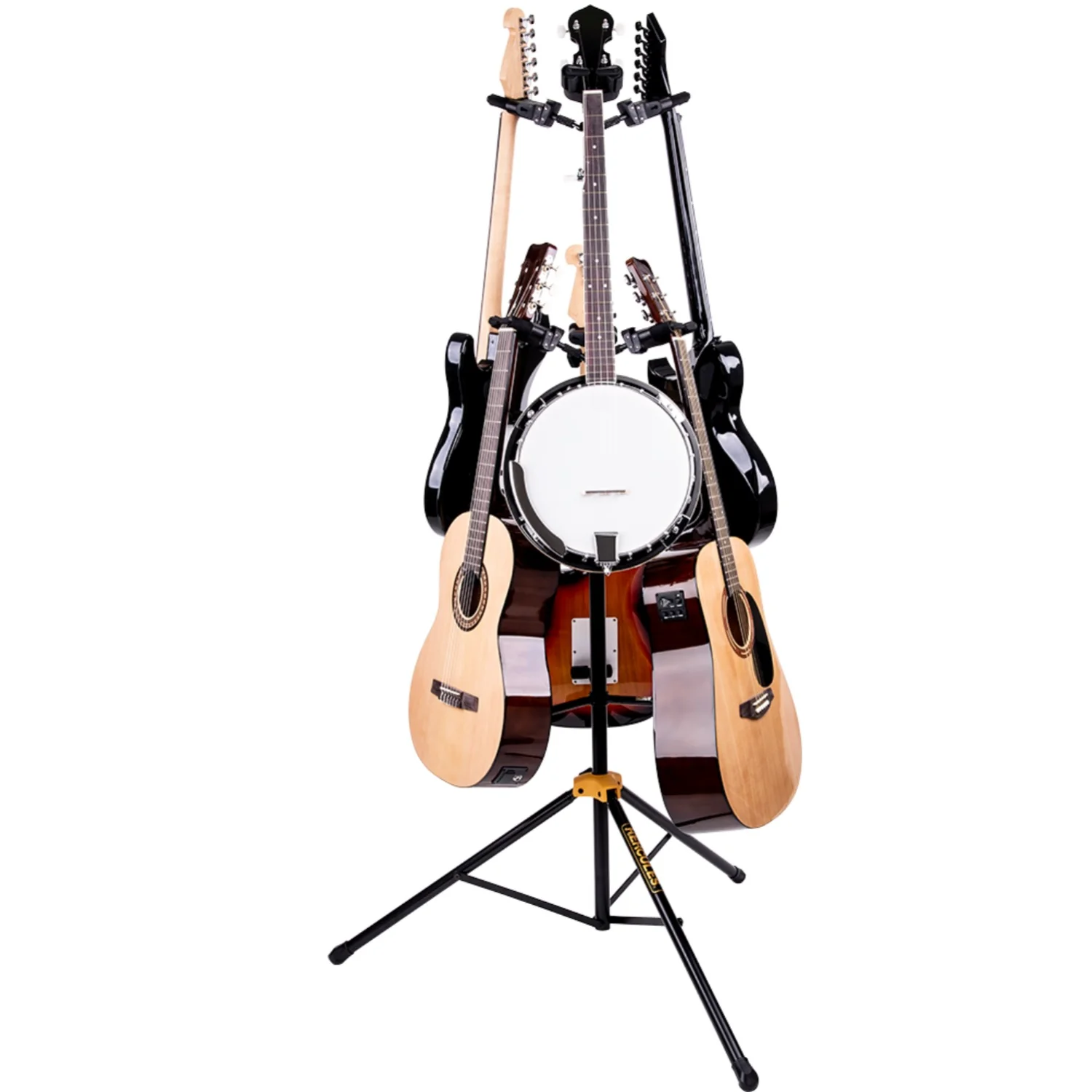 Hercules GS526B Plus Auto Grip System 6 Guitar Display Stand - Image 3