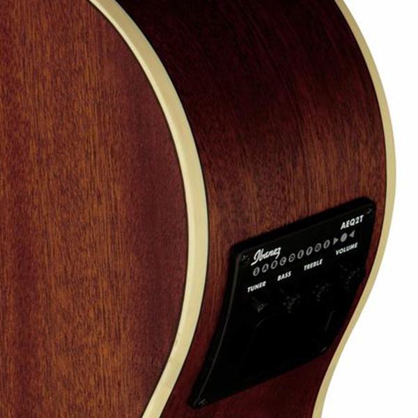 Ibanez AEG8EMH Electro Acoustic Guitar - Open Pore Natural - Image 3