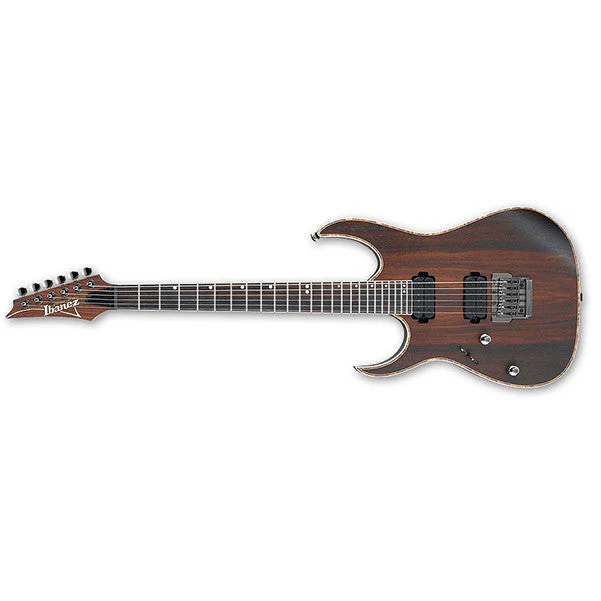 Ibanez Premium Series RG721RWL Lefty Electric Guitar - Charcoal Brown Flat