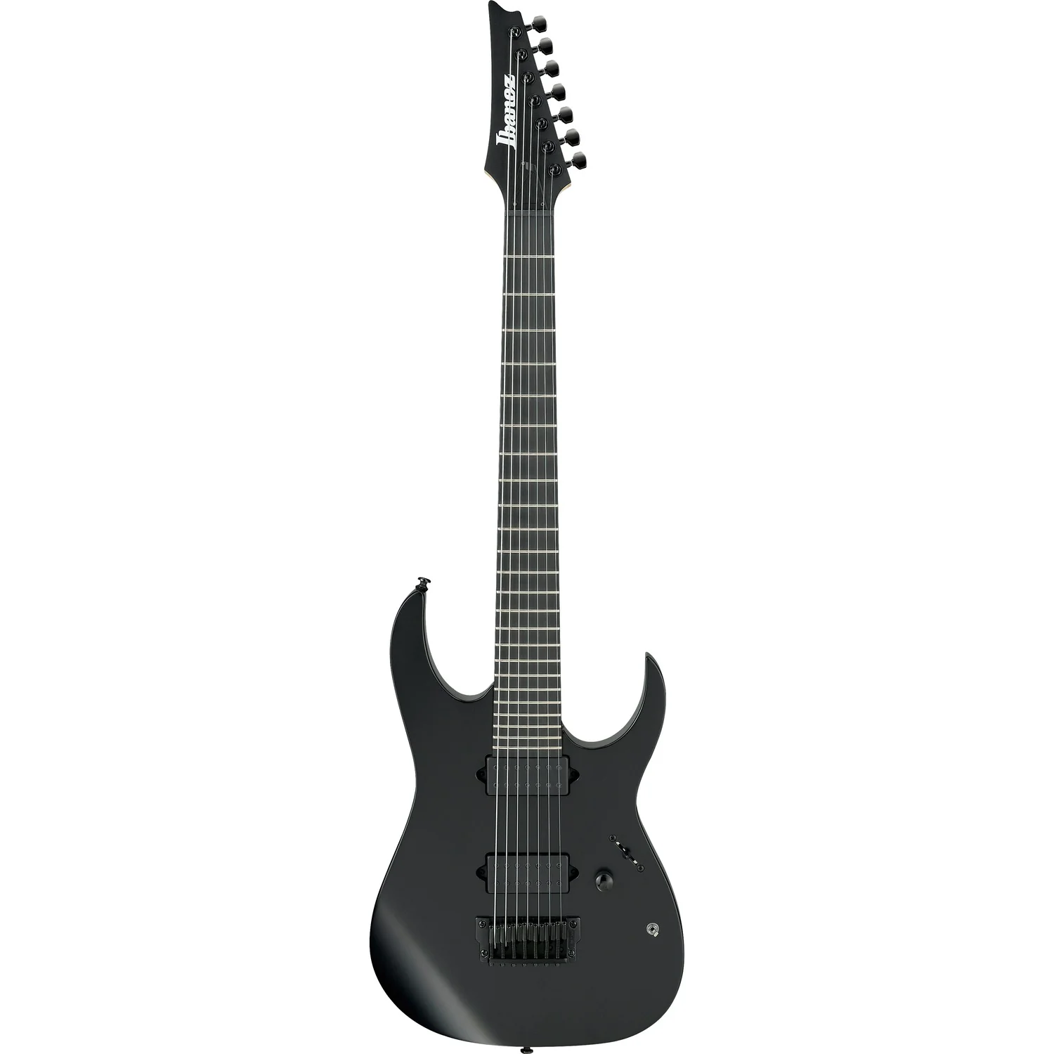 Ibanez RGIXL7 RG Iron Label 7 String Electric Guitar - Black Flat