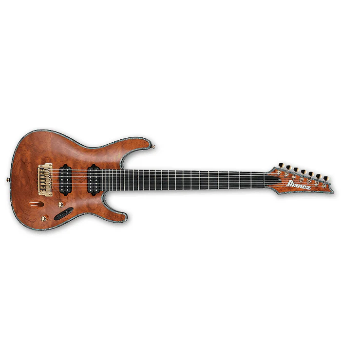 Ibanez SIX27FDBG Iron Label Electric Guitar - Natural, 7-String