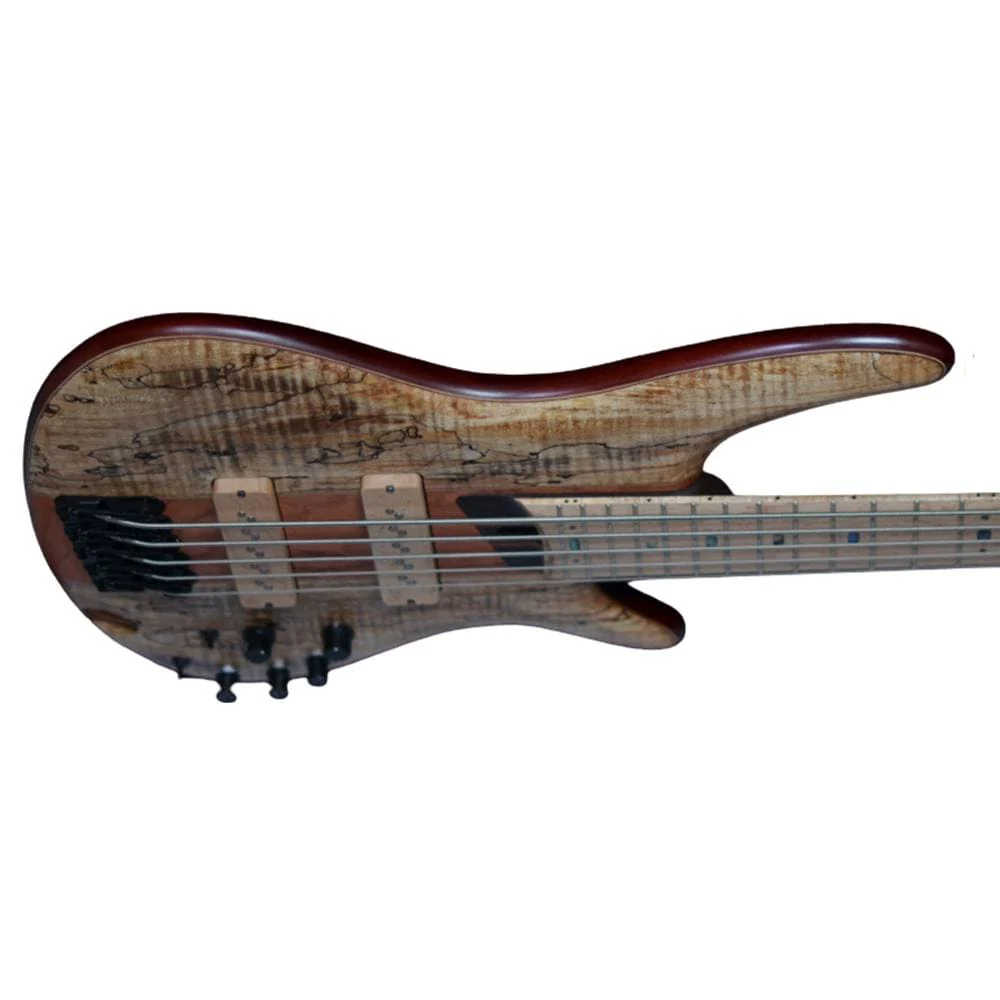 Ibanez SR5 SMLTD 5 String Limited Edition Bass Guitar - Natural Flat - Open Box - Image 5