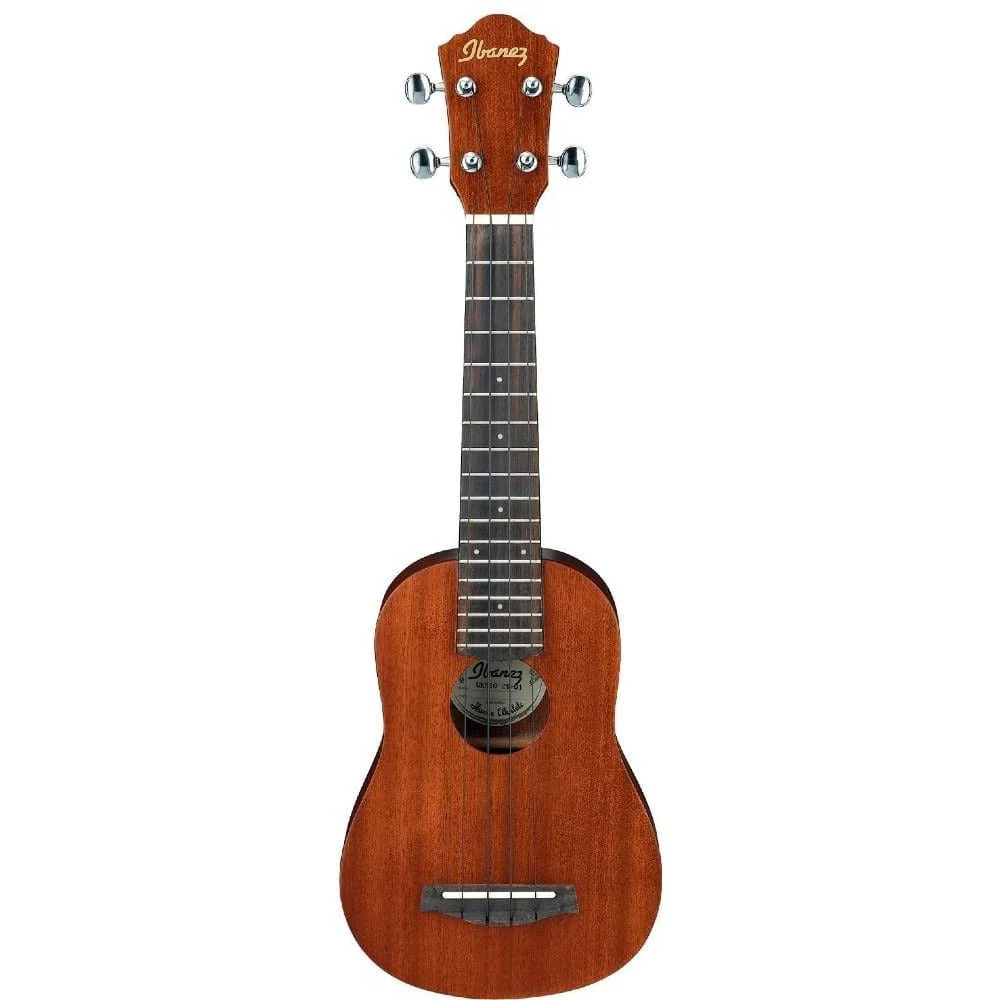 Ibanez UKS10 Soprano Ukulele with Gigbag - Natural