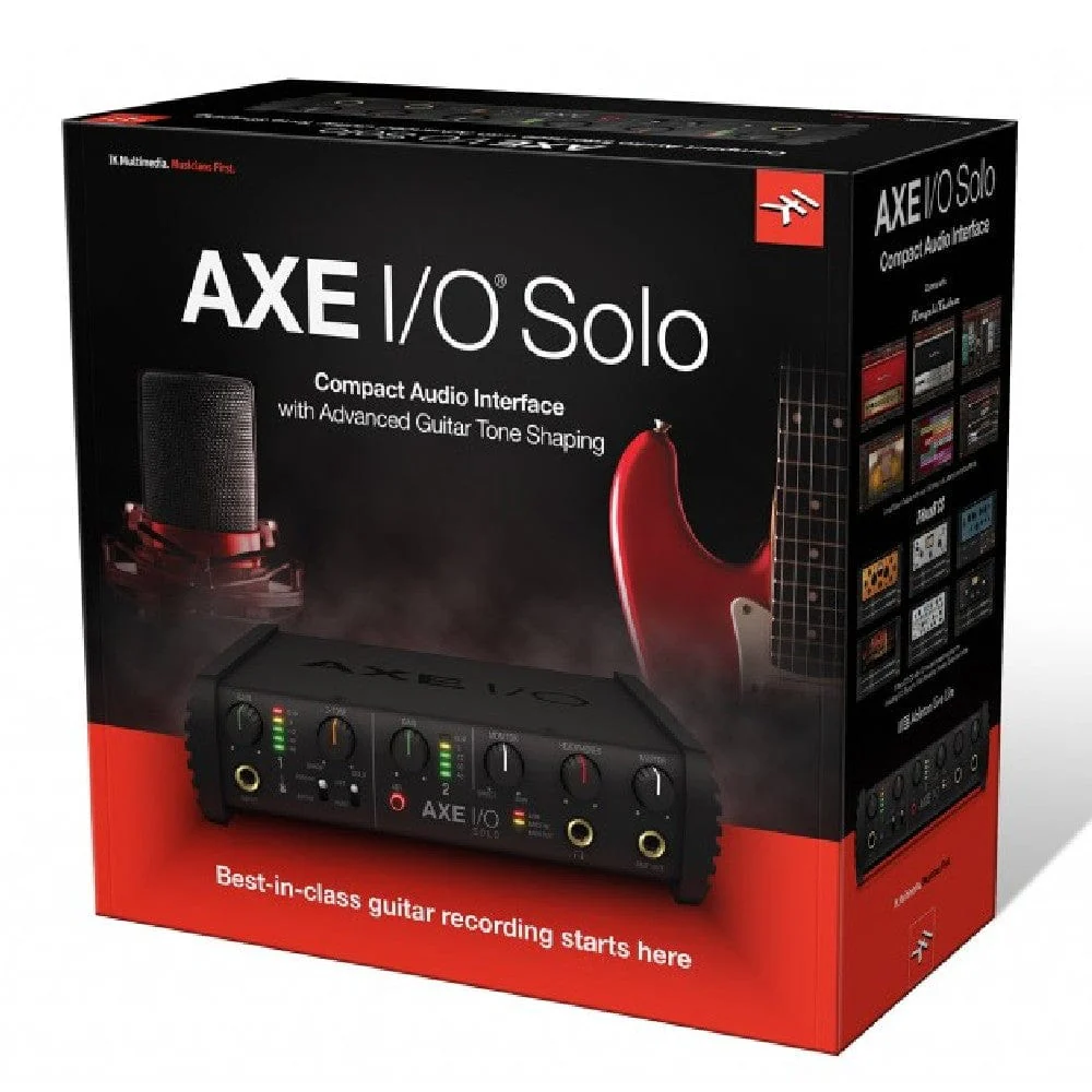 IK Multimedia AXE I/O Solo 2 In 3 Out Compact Audio Interface - Image 10