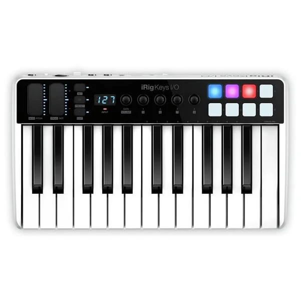 IK Multimedia iRig Keys I/O USB Controller Midi Keyboard with Audio Interface - Image 3