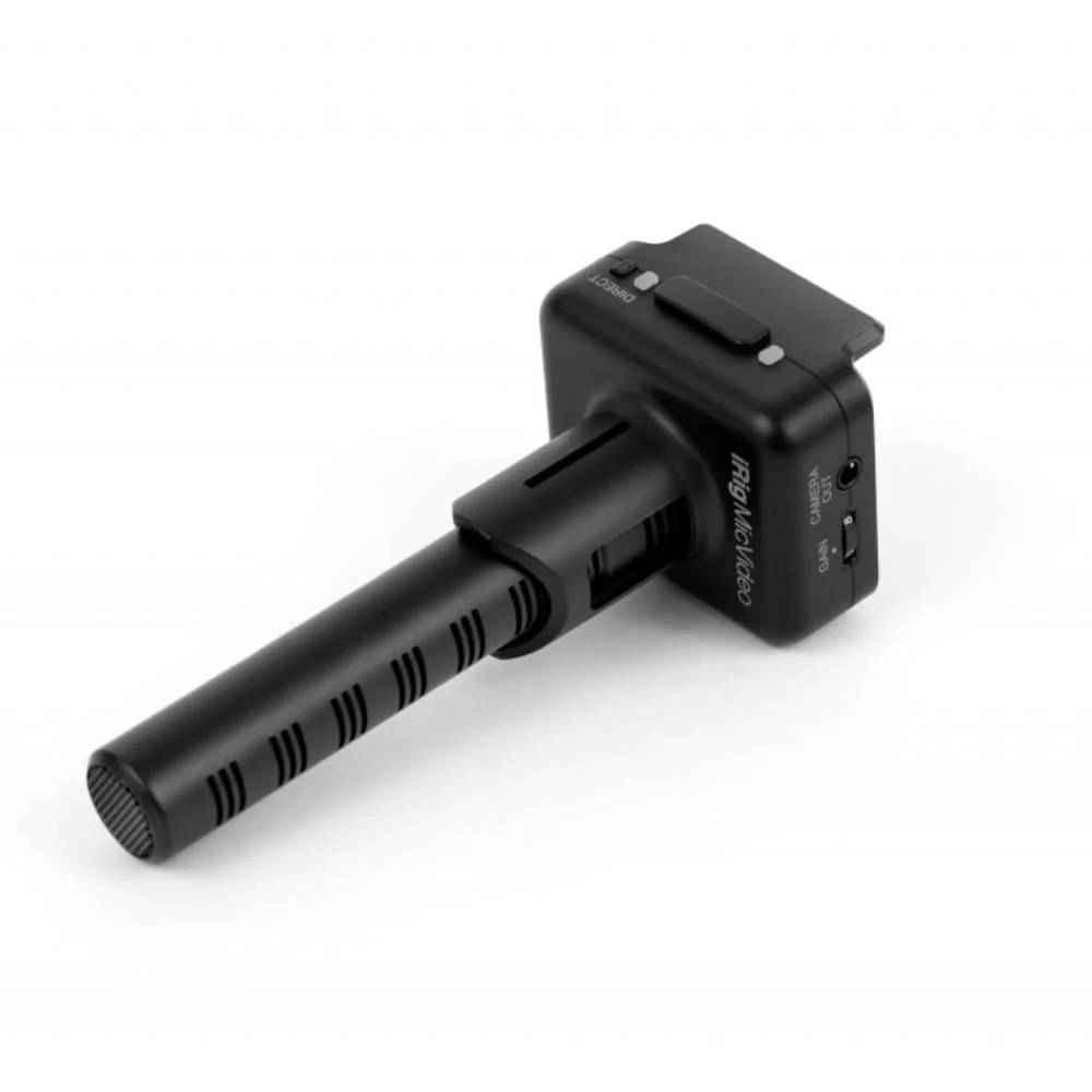 IK Multimedia iRig Mic Video Universal digital Shotgun Headset Microphone