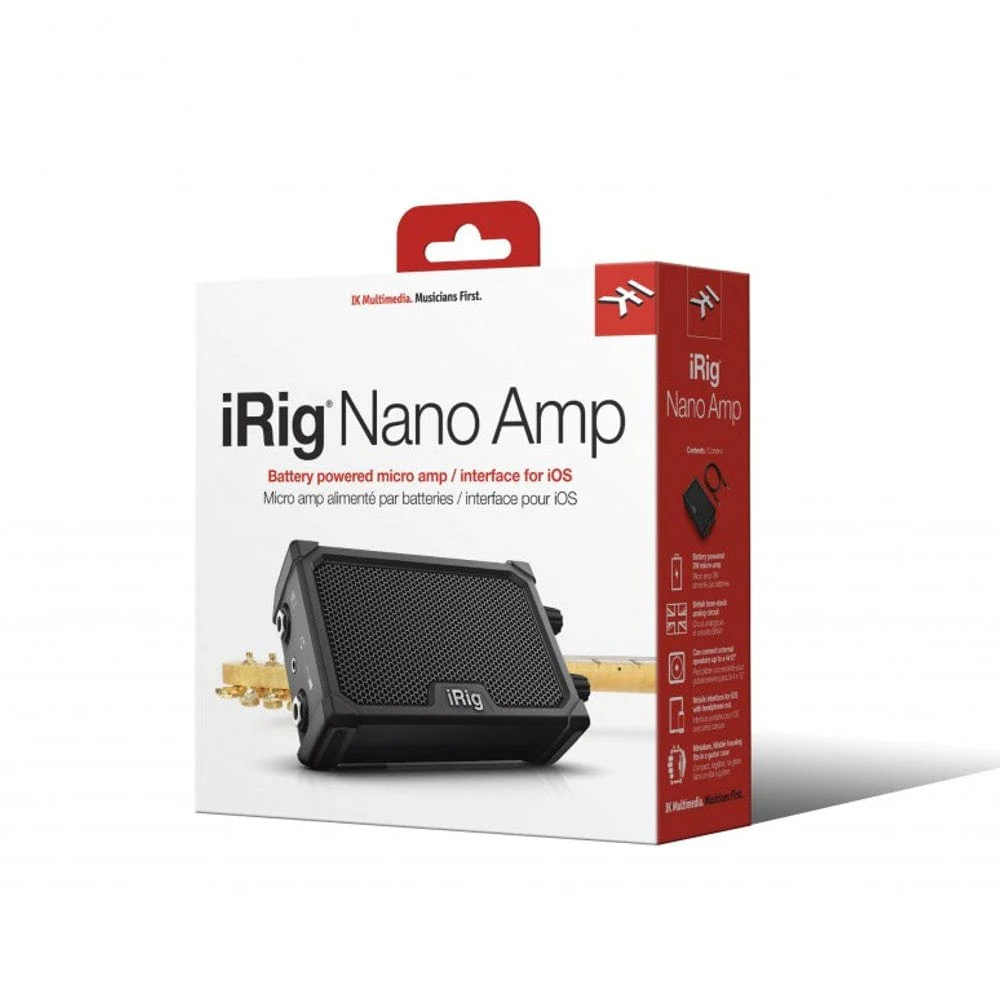 IK Multimedia iRig Nano Portable Battery Powered Mini Amplifier - Image 19