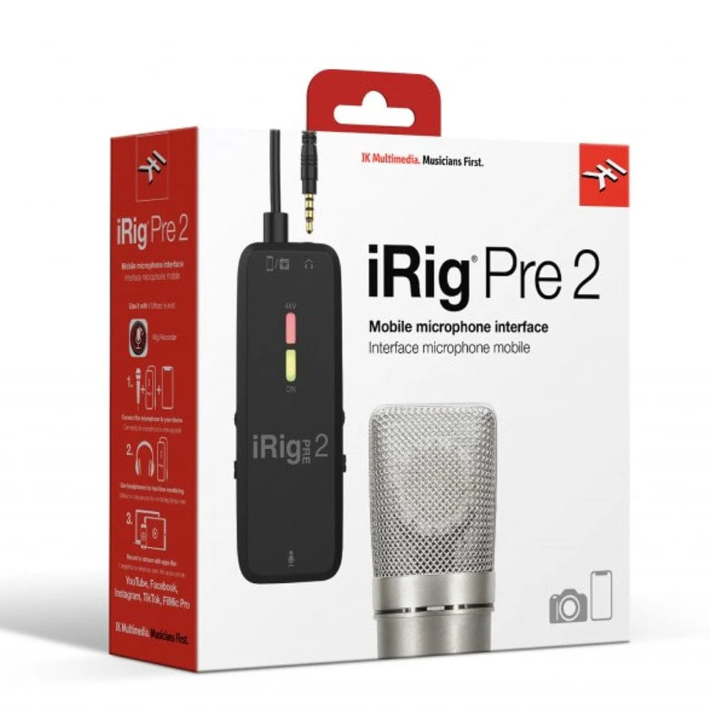 IK Multimedia iRig Pre 2 Mobile Microphone Interface - Image 14