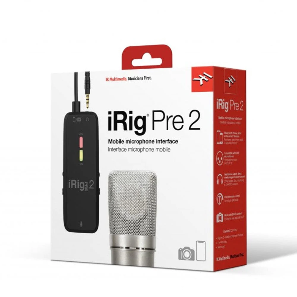 IK Multimedia iRig Pre 2 Mobile Microphone Interface - Image 15