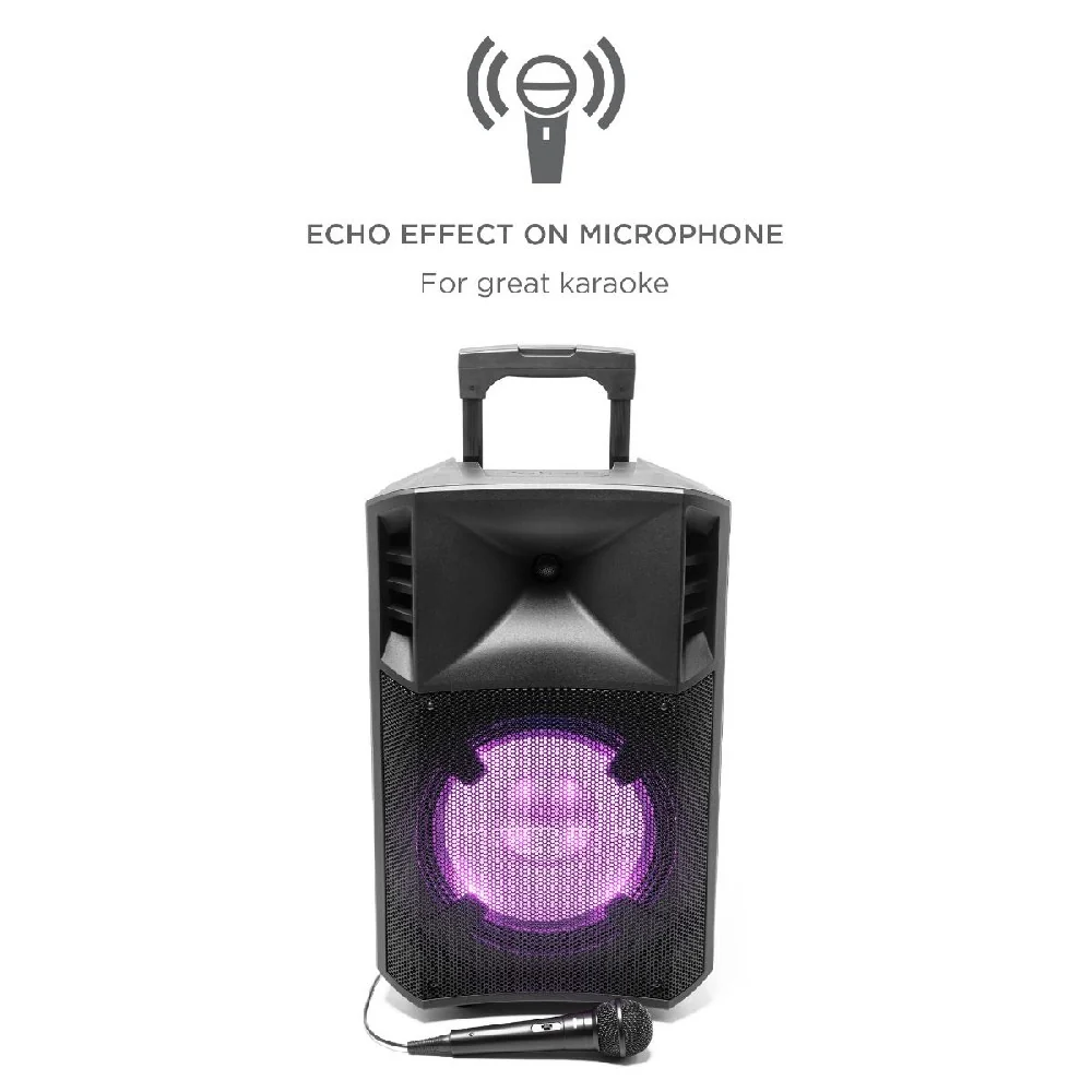 ION Audio Power Glow 300 Battery Powered Bluetooth Speaker System with Light - Image 15