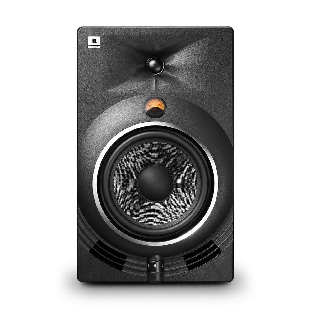 JBL Nano K8 8-Inch Full Range Powered Reference Monitor Speaker Single - Black