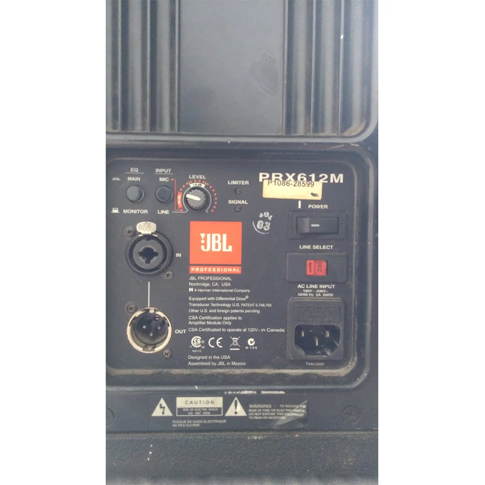 JBL PRX612M/230 Two Way Powered Speaker - Open Box B Stock - Image 12