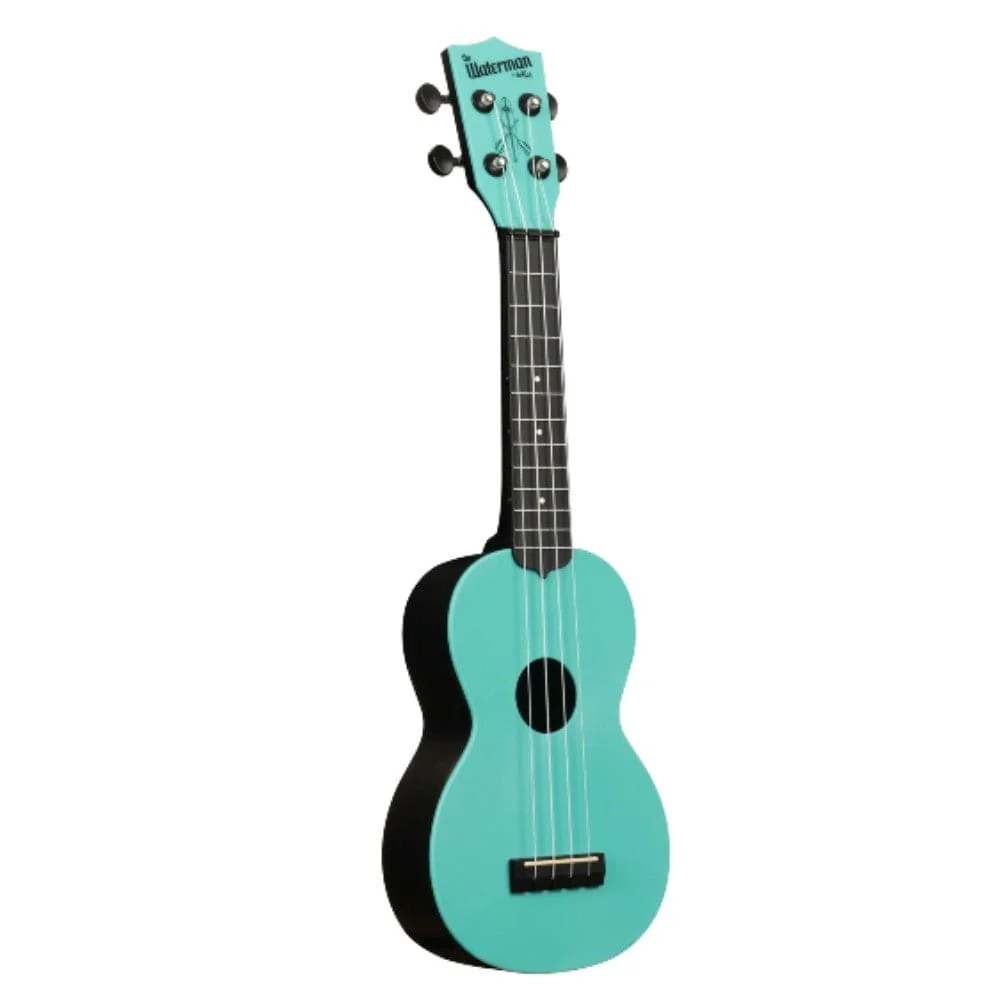 Kala KA-SWG-BL Glow In The Dark Aqua Matte Waterman Soprano Ukulele - Image 3