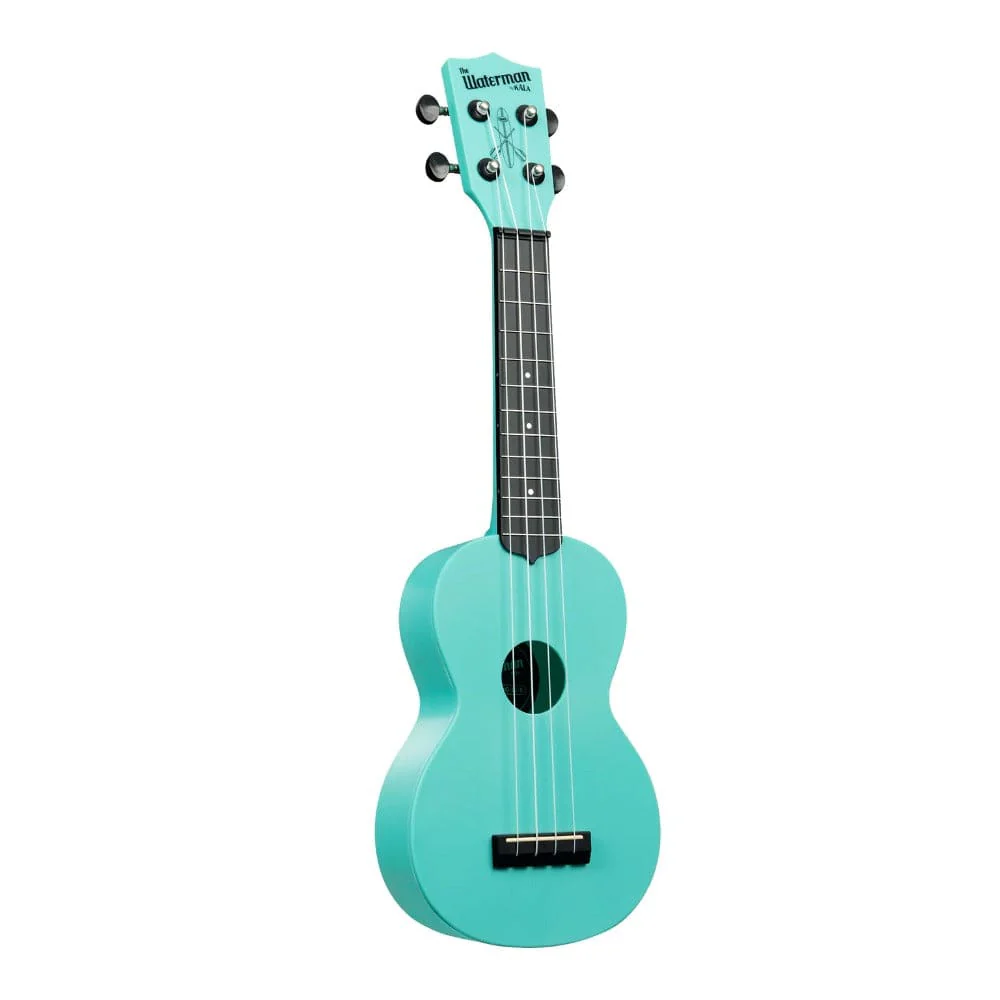 Kala KA-WMG-BL-S Glow-in-the-Dark Waterman Soprano Ukulele with Bag - Open Box - Image 2
