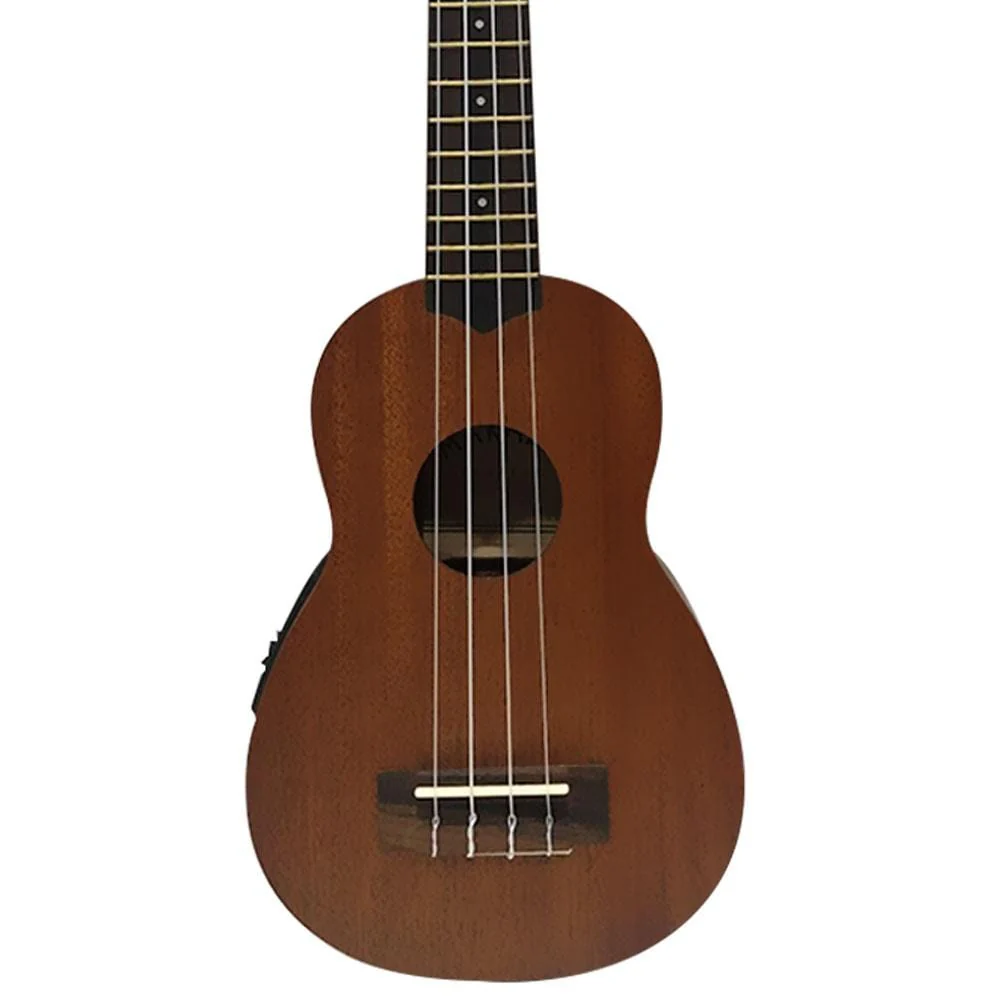Kala MK-SE Makala Electro-Acoustic Soprano Ukulele With Bajaao UB-S Gig Bag - Image 3