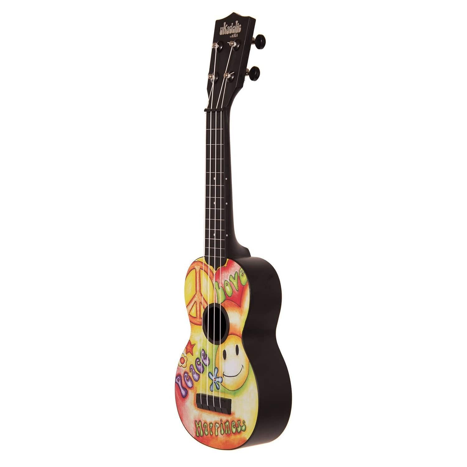 Kala Peace Love Soprano Ukadelic Ukulele - Image 3