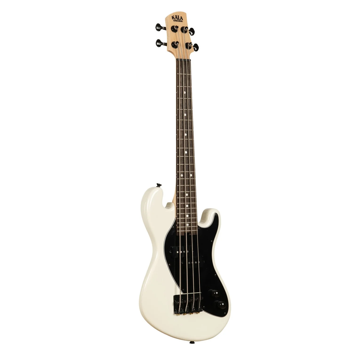 Kala Solid Body 4 String Sweet Cream Fretted U Bass Guitar - Image 3