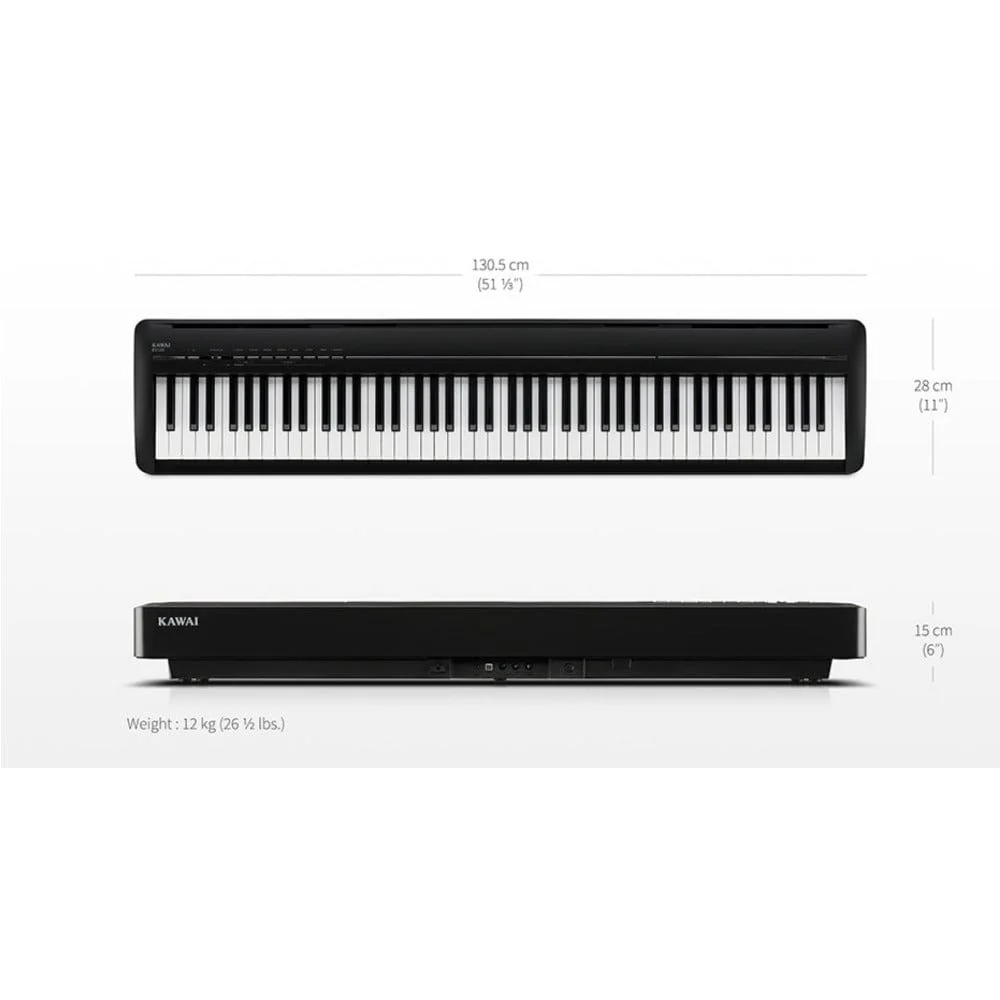 Kawai ES120 88-Key Portable Digital Piano with Speaker - Black - Image 5