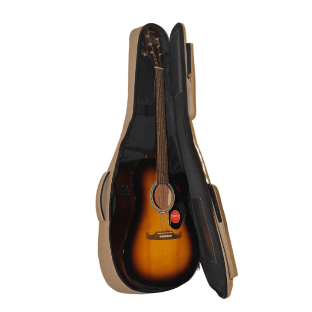 KM R-12 Full Size 12mm Padded Acoustic Guitar Gig Bag - Image 6