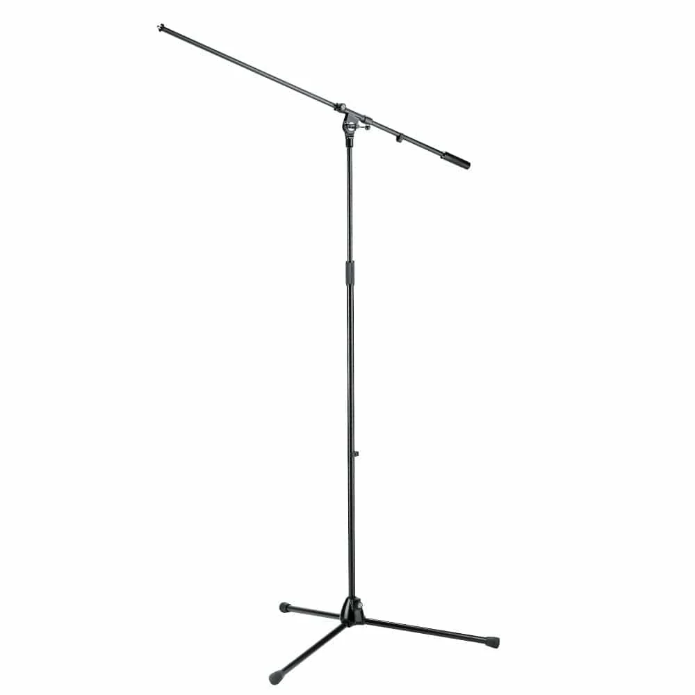 Konig & Meyer 21021-300-55 Overhead Microphone Stand with Boom Arm - Black