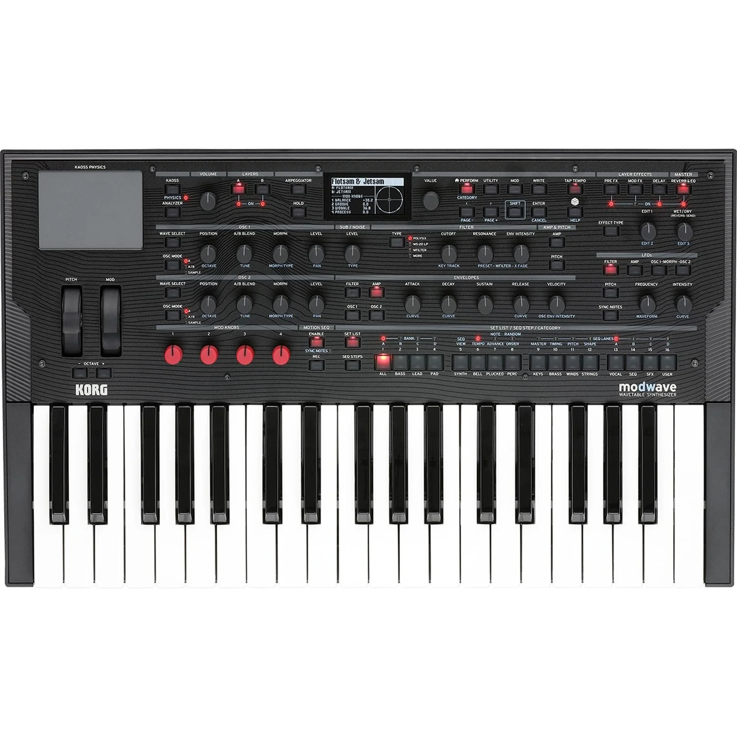 Korg 37 Keys Modwave Wavetable Synthesizer