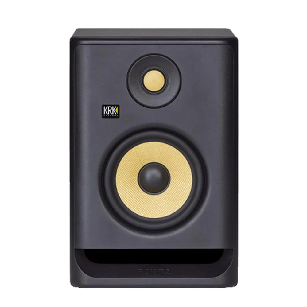 KRK ROKIT 5 G4 5inch Powered Studio Monitor Speaker with Controller, Isolation Pads, Cables, and Ebook - Single Unit - Image 2