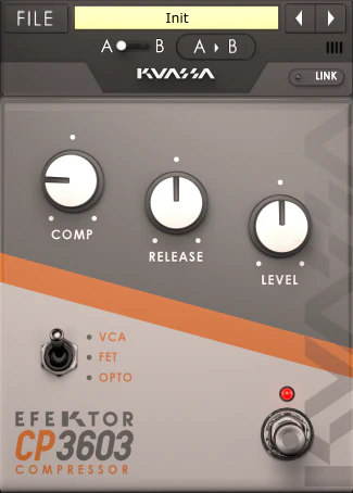 Kuassa Efektor CP3603 Compressor – Professional Audio Software & Plugin