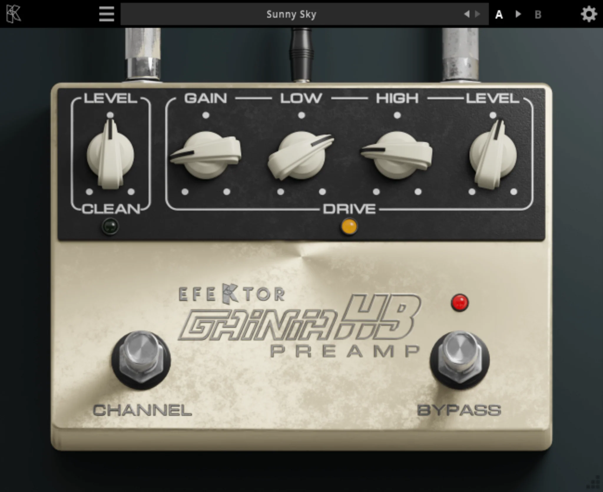 Kuassa Efektor Gainia HB: High-Gain Distortion Pedal – Professional Audio Software & Plugin - Image 2