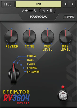 Kuassa Efektor RV3604 Reverb – Professional Audio Software & Plugin