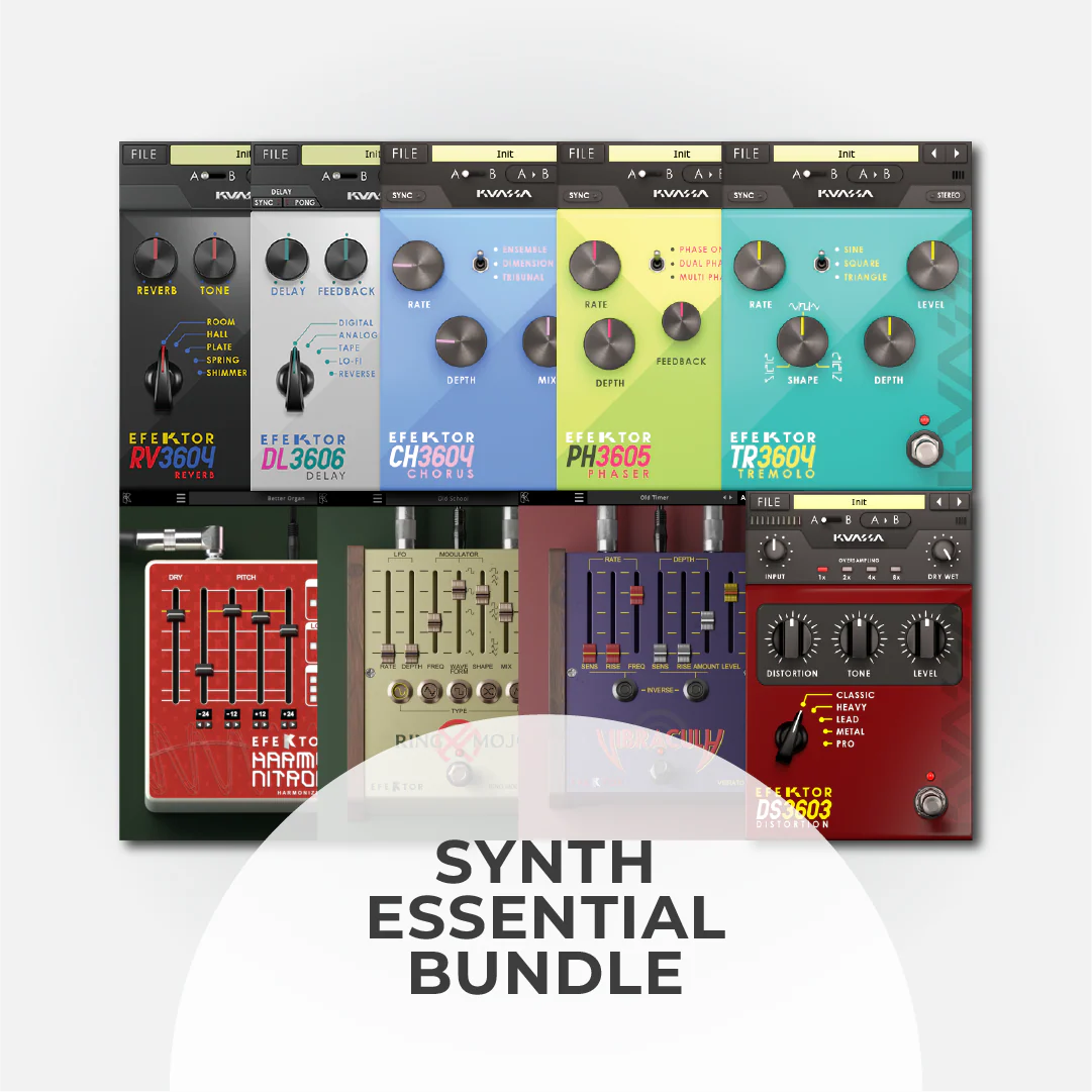 Kuassa Synth Essential Bundle: Synthesizer Bundle – Professional Audio Software & Plugin