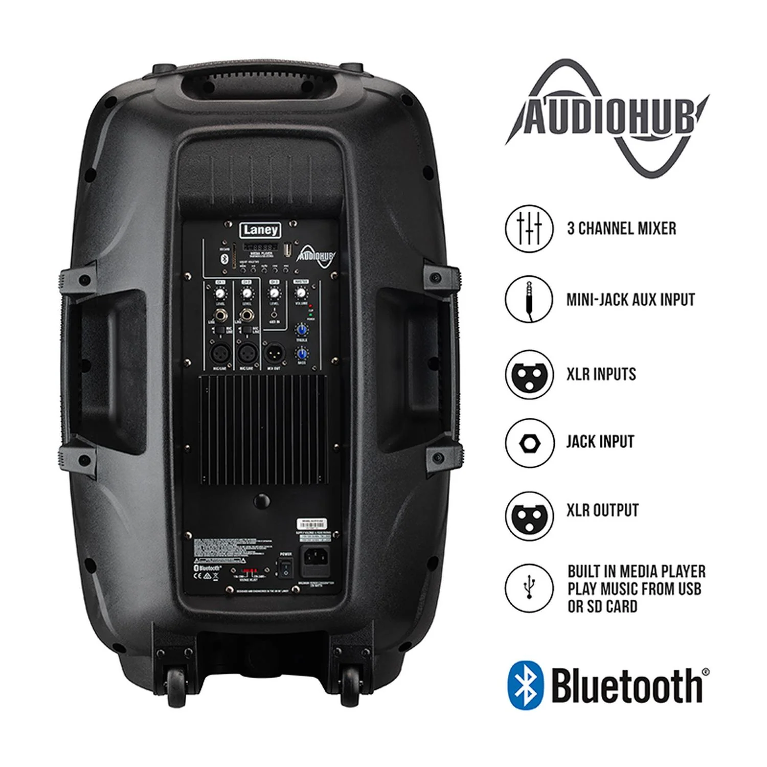 Laney AH115 G2 800W Active Audio Hub Venue Portable Loudspeaker - Image 5