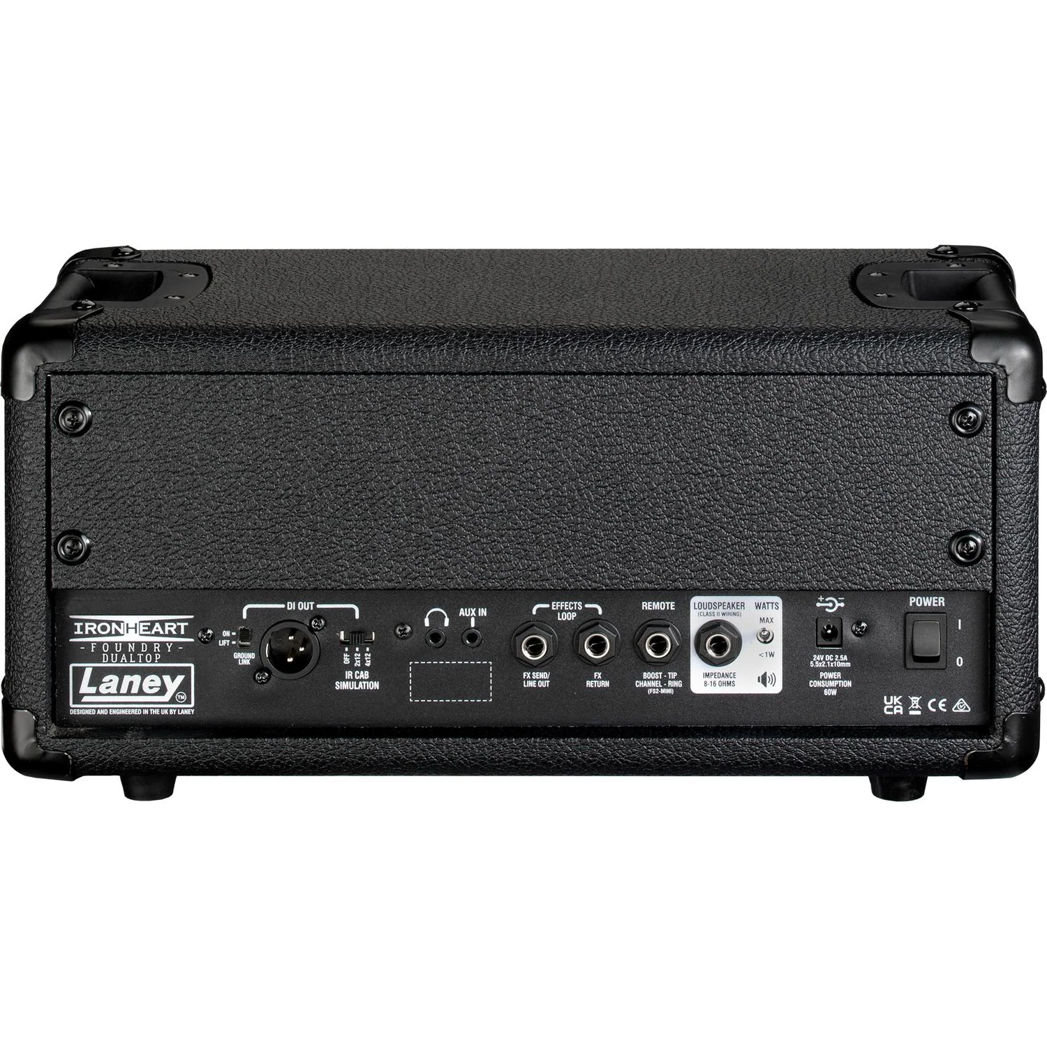 Laney IRF-DUAL TOP 60W Guitar Amplifier Head - Image 5