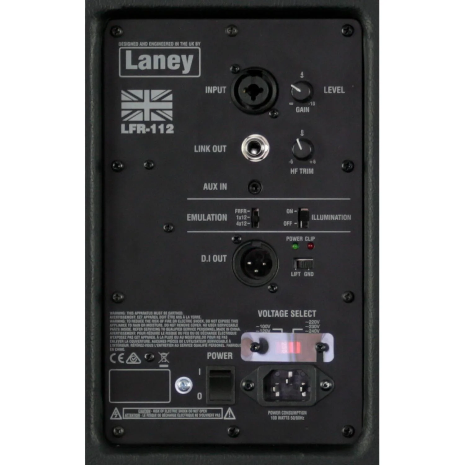 Laney LFR-112 400W Active Guitar Amplifier Cabinet - Image 5