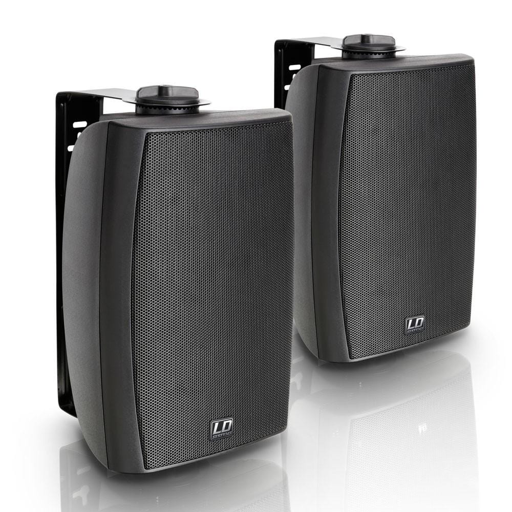 Ld System 5.25" 2 Way Wall Mount Speaker 100 V Black (Pair)