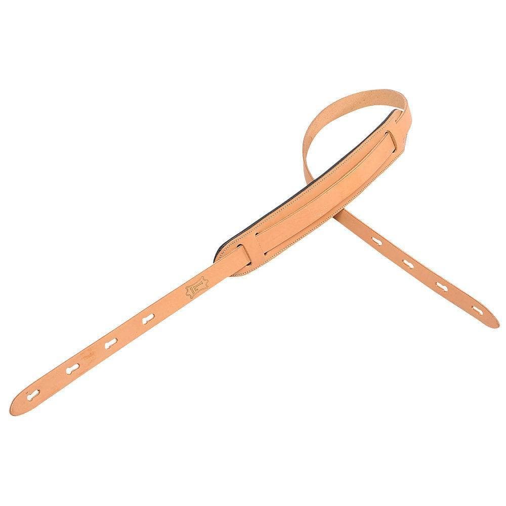 Levys PM22 Leather Guitar Strap - 1 inch - Image 2