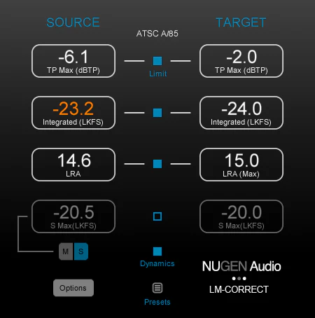 LM-Correct 2: Loudness Correction Tool – Professional Audio Software & Plugin