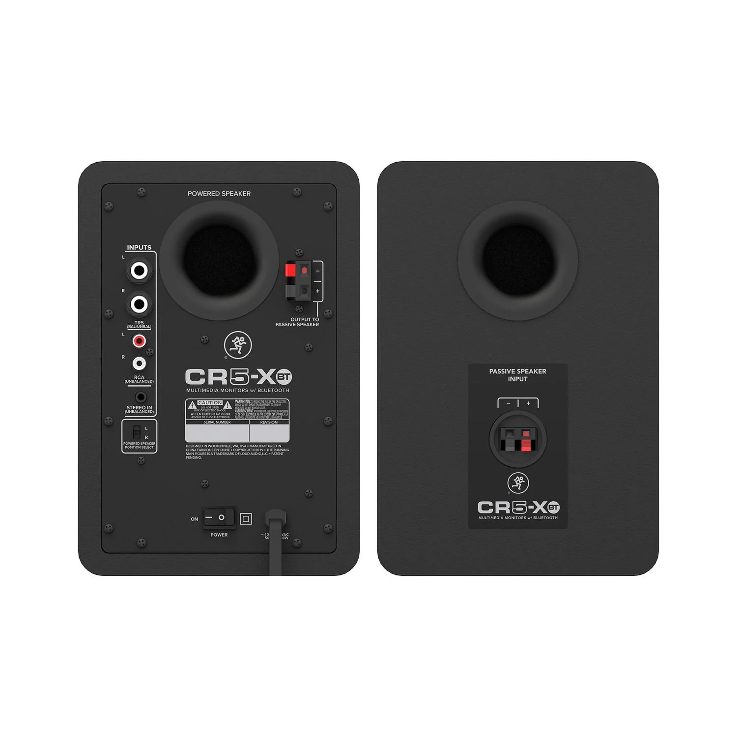 Mackie CR5 XBT Class D Studio Multimedia Monitor with Bluetooth - Image 2
