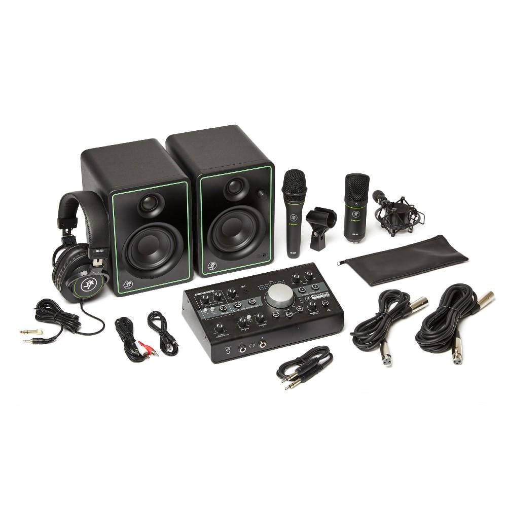 Mackie Studio Bundle Creative Multimedia Monitor Pair and Microphone