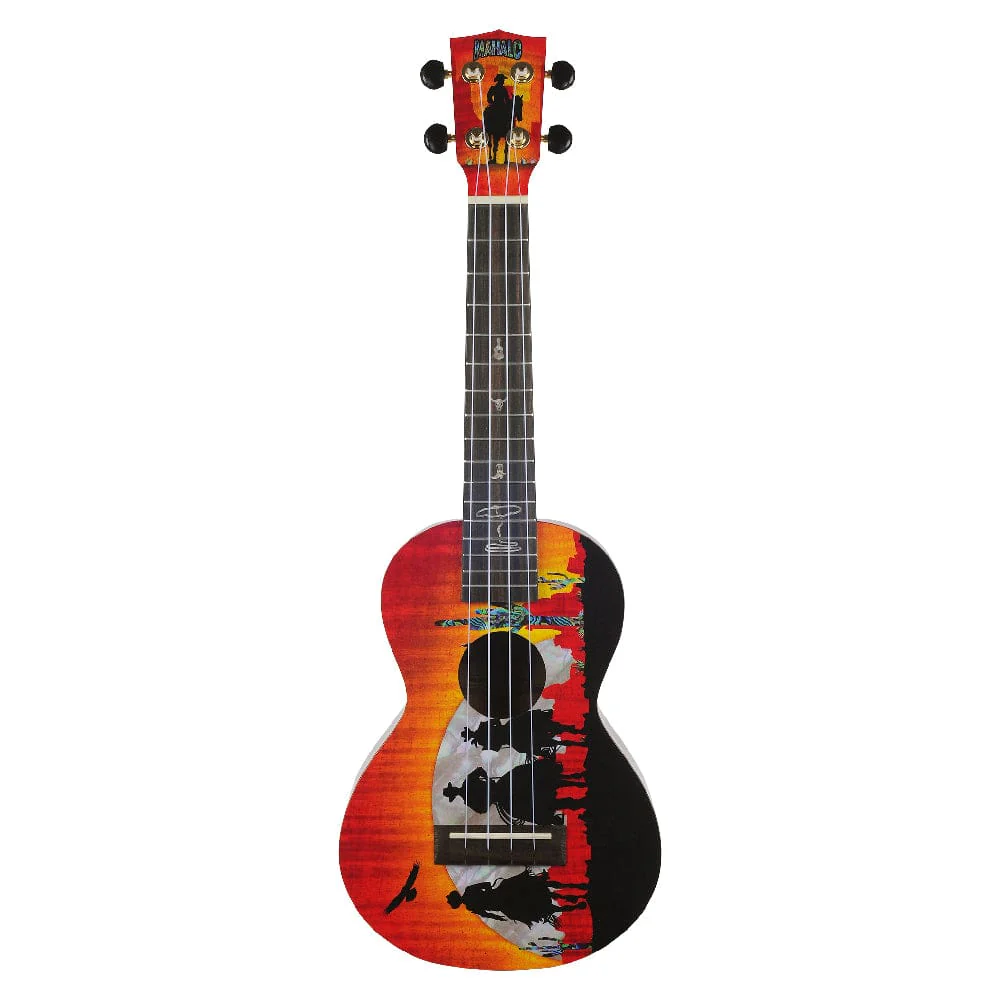 Mahalo Artist Elite Series Graphics Concert Ukulele With Bag