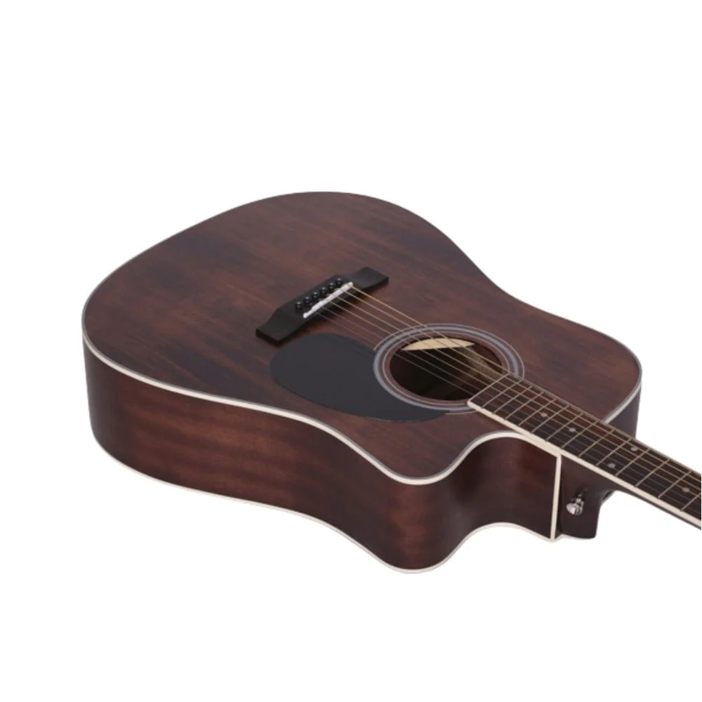 Mantic AG-10SC 6 String Acoustic Guitar - Image 3