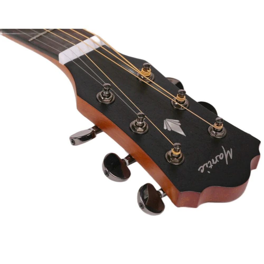 Mantic AG-370CE Dreadnought 6 String Electro Acoustic Guitar - Image 3