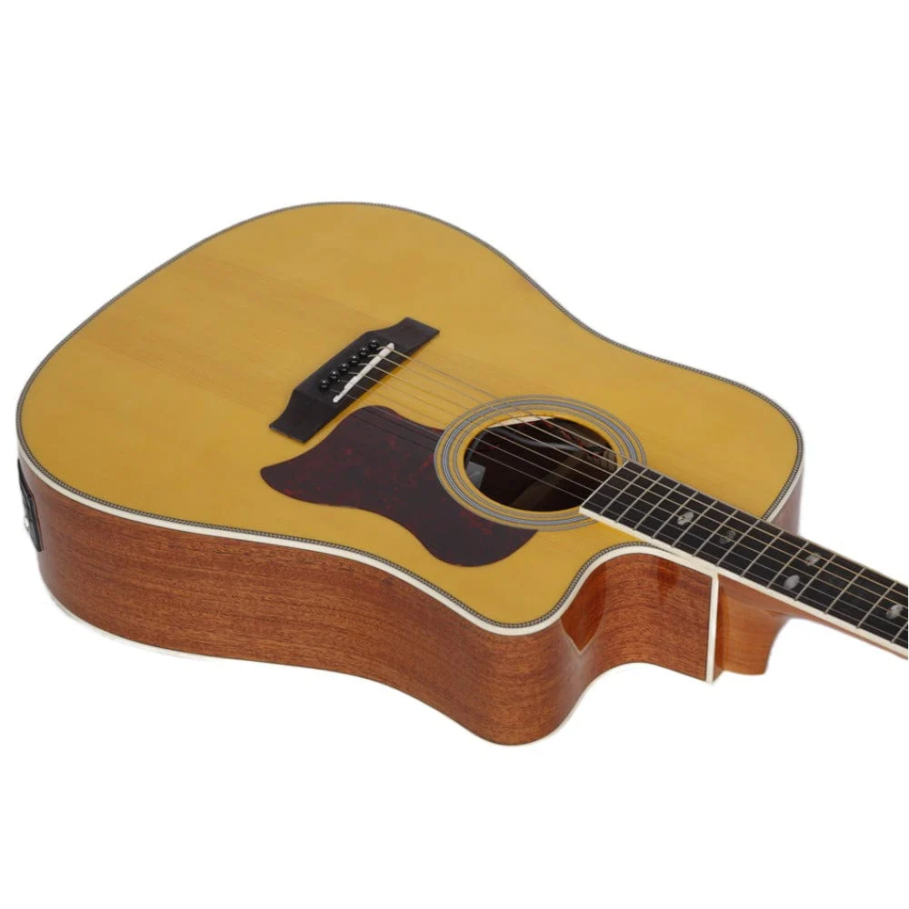 Mantic AG-620SCE Dreadnought 6 String Electro Acoustic Guitar - Image 7