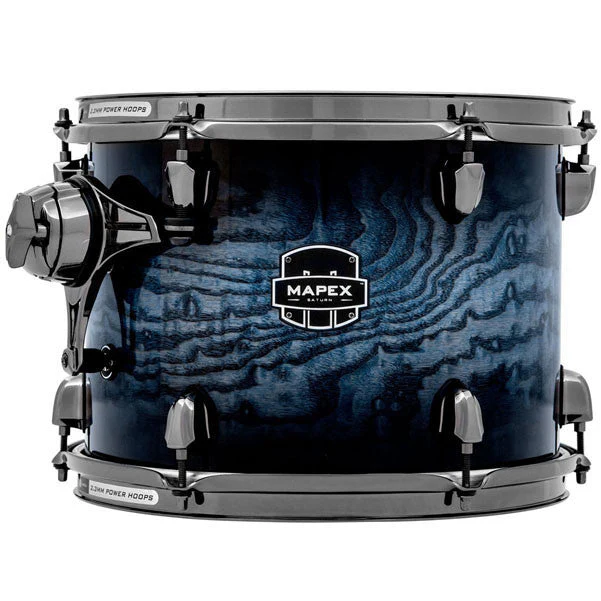 Mapex Saturn MH Exotic 10inch x 07inch Tom - Deep Water Ash Burl
