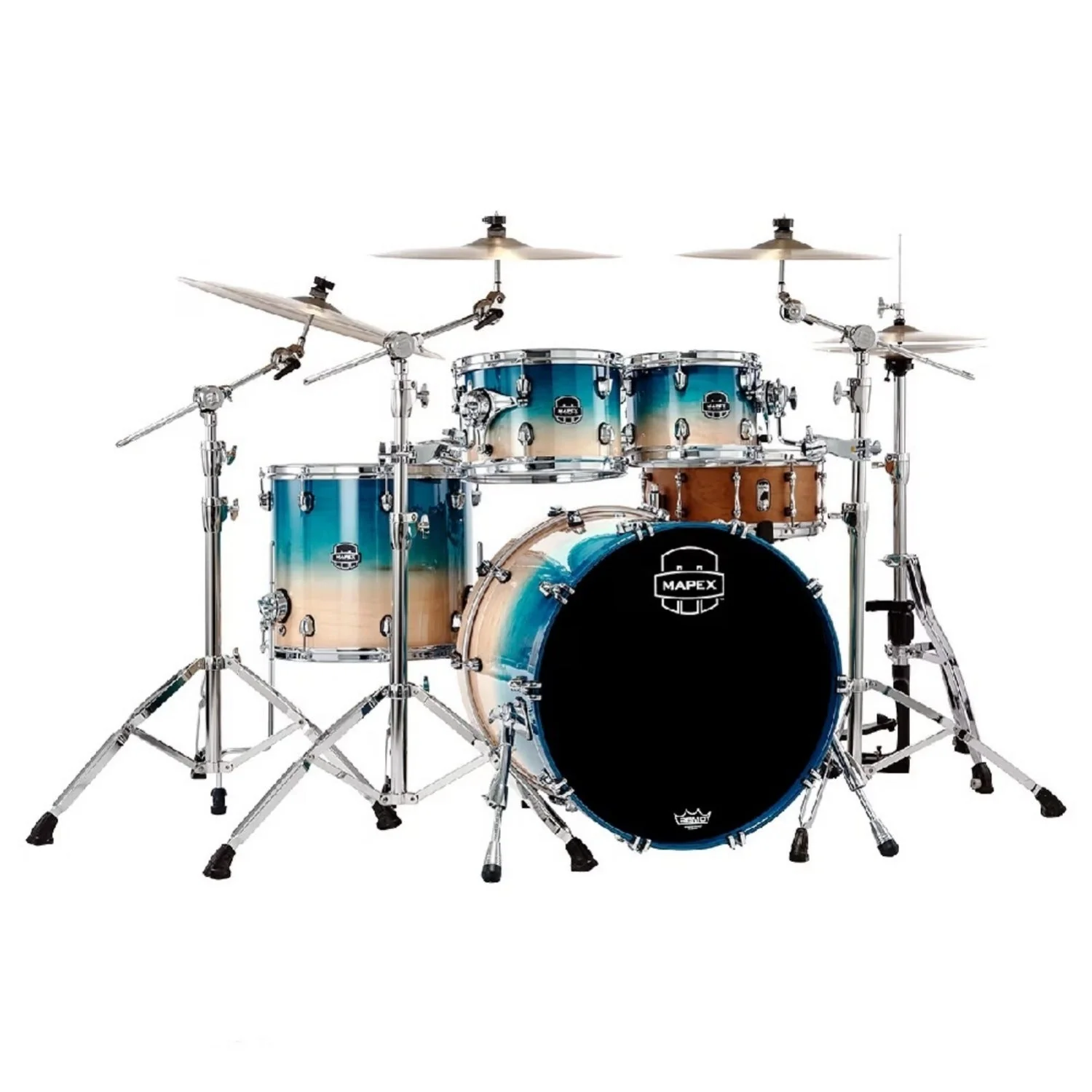 Mapex SR529X Saturn 4 Piece Hybrid Shell Pack Acoustic Drum Set - Image 4
